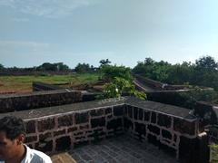 Chandragiri Fort Kasaragod inner view from rectangular observation tower