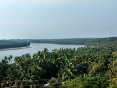 Chandragiri Fort observation tower with surrounding view in Kasaragod