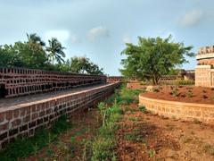 Chandragiri Fort's outer wall in Kasaragod