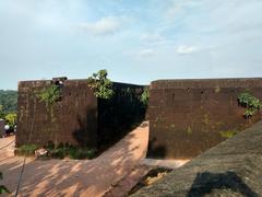 rectangular tower at Chandragiri Fort, Kasaragod