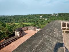 Chandragiri Fort Kasaragod view from rectangular observation tower