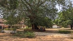 Palakkad Fort courtyard on a sunny day