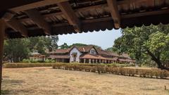 Palakkad Fort scenery with cloudy sky