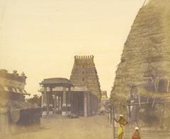 Parthasarathy Temple in Triplicane, Madras in 1851