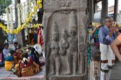 Parthsarathi Temple in Chennai from the Pallava dynasty, 8th century