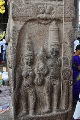 Parthsarathi Temple, Chennai, built by Pallavas in the 8th century