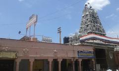 Aerial view of Tiruvallikeni, Chennai