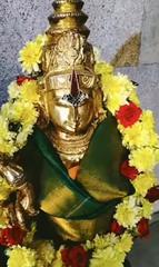 GODDESS SATHYABHAMA statue in PARATHASARTHY TEMPLE, CHENNAI