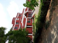 side view of convocation hall of TNAU