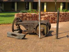 Thackray Barford patent scarifier at Thalasserry fort, Kerala