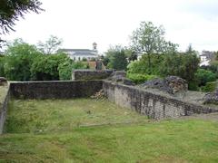 Thermes de St - Saloine and Eglise Saint-Vivien de Saintes in Poitou-Charentes, France