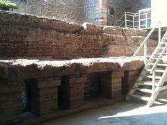 Interior of the Thermes de Constantin in Arles, France