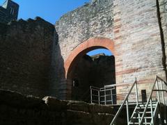 Interior of the Thermes de Constantin in Arles, France