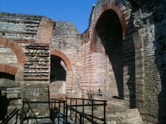 Interior of the Thermes de Constantin in Arles, France