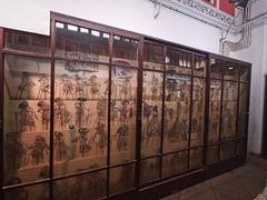 shadow play puppet show or puppet performances from Kerala in the 18th century AD