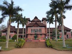 Napier Museum building with traditional Kerala architecture