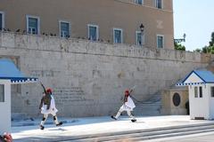 Changing of the Guard at Greek Parliament on August 2, 2009