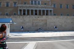 Greek Parliament Guard Changing Ceremony