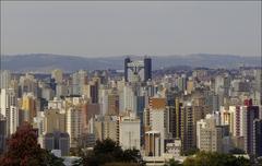 Aerial view of Campinas, São Paulo, Brazil cityscape