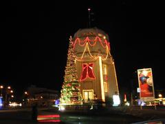 Castle in Campinas decorated for Christmas 2005