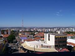 southeast view from the Torre do Castelo's rampart