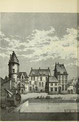 LE QUAI AU SEL A BRUXELLES EN 1732 illustration from Bruxelles à travers les âges