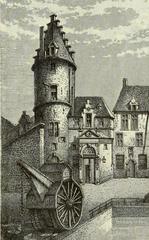 Black Tower in Brussels from the 1884 book 'Bruxelles à travers les âges'