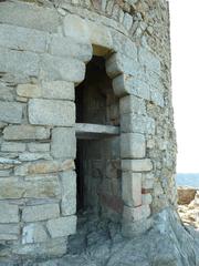 Tour de la Massane access gate on the north side