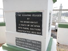 Panoramic view of the Grand Anicut dam