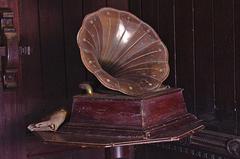 Old gramophone in Padmanabhapuram Palace