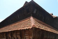 Padmanabhapuram Palace with traditional architecture and lush garden