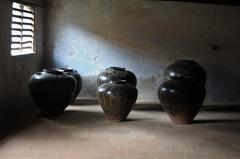 Pickle jars in Pathmanabapuram Palace