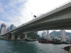 Ap Lei Chau Bridge viewed from Ap Lei Chau