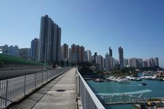 Ap Lei Chau island view in Southern District, Hong Kong