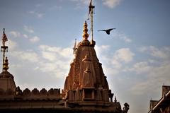 Early morning view of Satya Narayan Temple