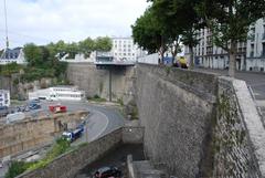 Gare du téléphérique de Brest in September 2016, view from Rue Louis Pasteur