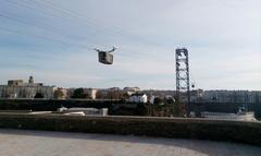 cable cars over La Penfeld in Brest