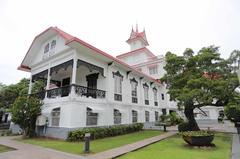 3/4 view of Aguinaldo Shrine from the northeast