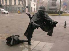 Vaartkapoen statue in Molenbeek, Brussels