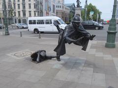 Vaartkapoen statue by Tom Frantzen in Brussels