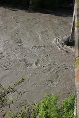 Historic flooding of the Arve river