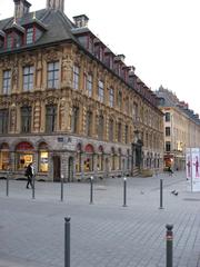 Bourse de Lille building in autumn morning