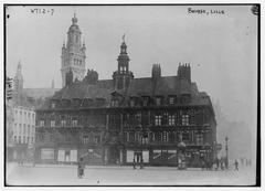 Bourse building in Lille during early 20th century