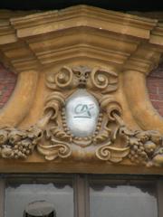 Macarons in front of Vieille Bourse in Lille