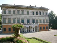 Rear view of Villa Reale di Marlia