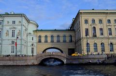 Hermitage Bridge in St. Petersburg, Russia