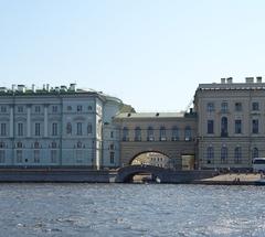 Hermitage Museum in Saint Petersburg viewed from Neva River