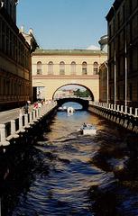 Winter Canal in St. Petersburg