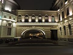 Arch over Winter Canal in Saint Petersburg