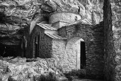 Byzantine chapel in Daveli Cave Greece